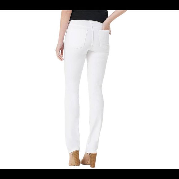 Jen7 by 7 For All Mankind Slim Straight Jeans White - Regular - Picture 2 of 2